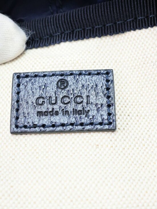 GUCCI  Ophidia GG Supreme Canvas Backpack Navy Blue 598140 main image 4